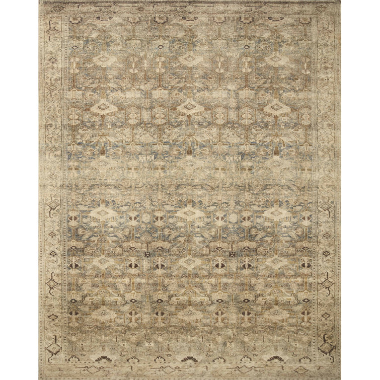 Ivory Oriental CloudPile 27" x 45" Synthetic Stain-Resistant Rug