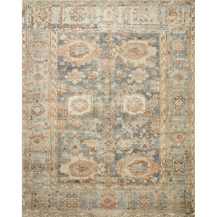 Margot Rectangular Gray Synthetic Easy Care Area Rug