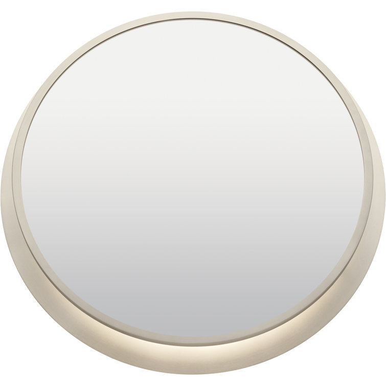 Chennai 34" Satin Nickel Integrated LED Vanity Mirror