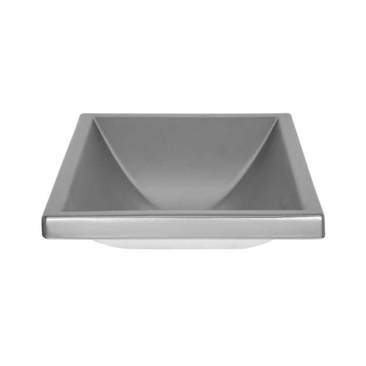 20" Platinum Ceramic Undermount Bathroom Sink