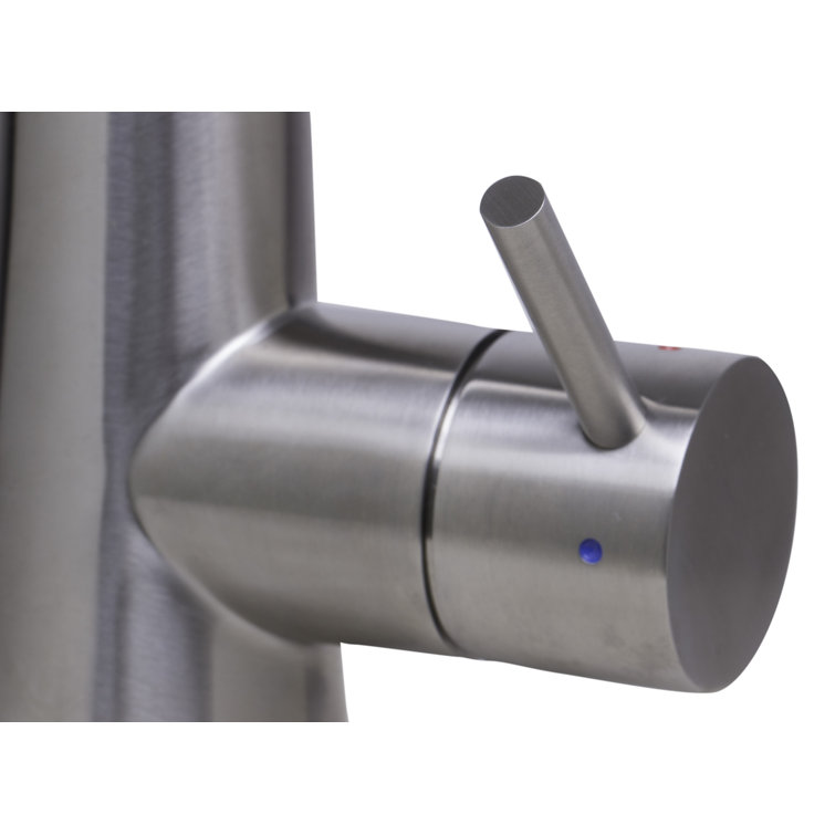 Brushed Stainless Steel Pull Down Kitchen Faucet with Spray
