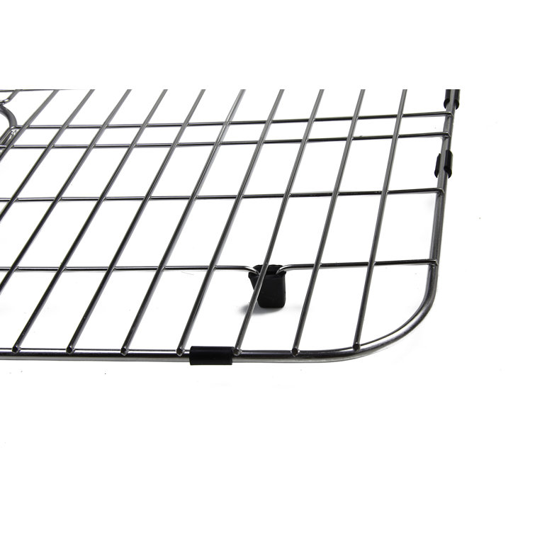 Solid Stainless Steel Kitchen Sink Grid with Plastic Feet