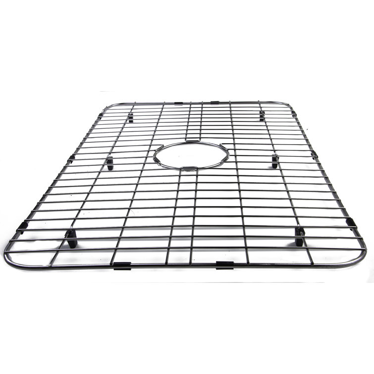 Solid Stainless Steel Kitchen Sink Grid with Plastic Feet