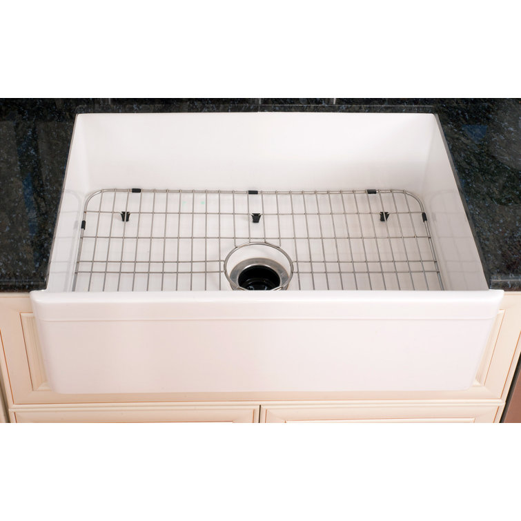 Solid Stainless Steel Kitchen Sink Grid with Plastic Feet