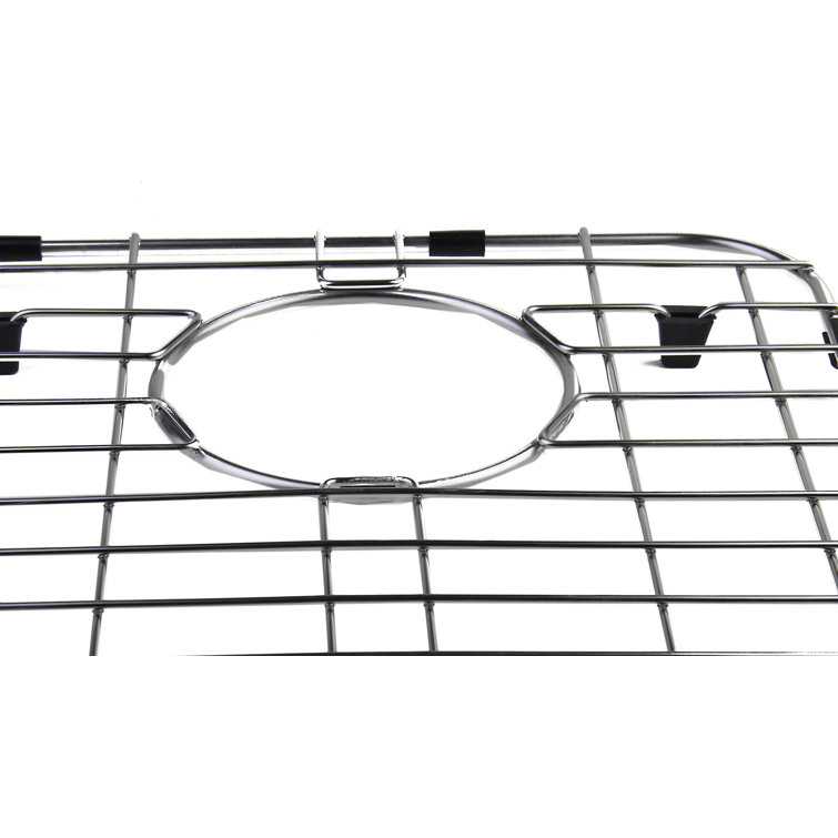 Solid Stainless Steel Kitchen Sink Grid with Plastic Feet