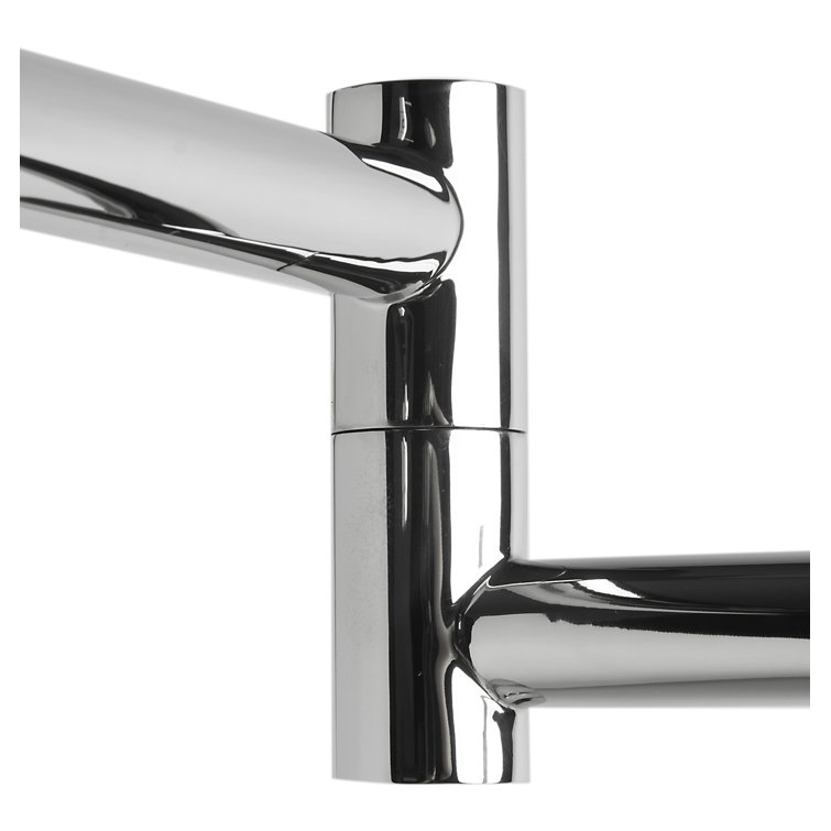 Polished Stainless Steel Retractable Pot Filler Faucet