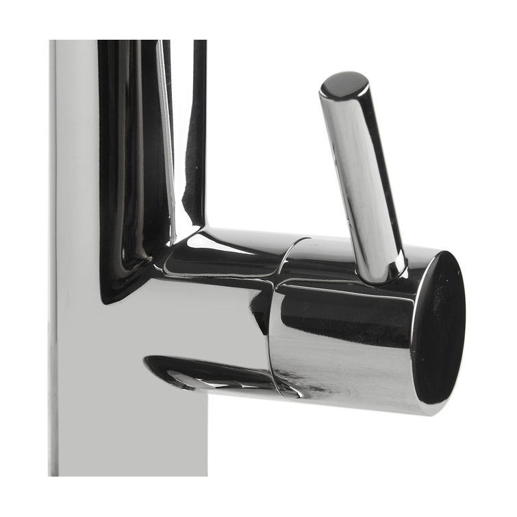 Polished Stainless Steel Retractable Pot Filler Faucet