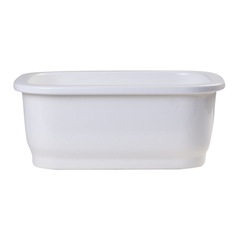 White Fireclay Undermount Single Bowl Kitchen Sink