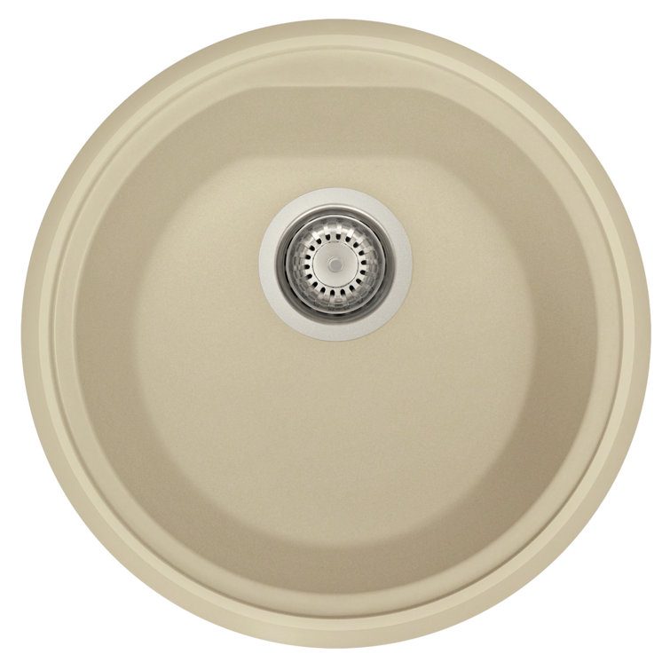 17'' Biscuit Round Granite Composite Kitchen Sink
