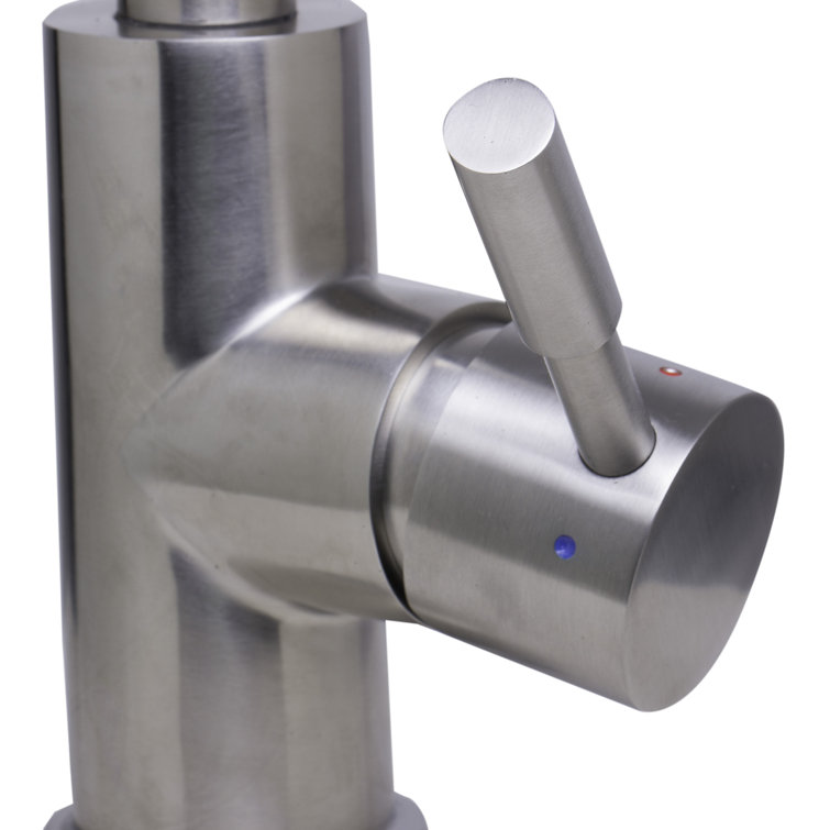 Brushed Stainless Steel Pull Down Kitchen Faucet with Spray