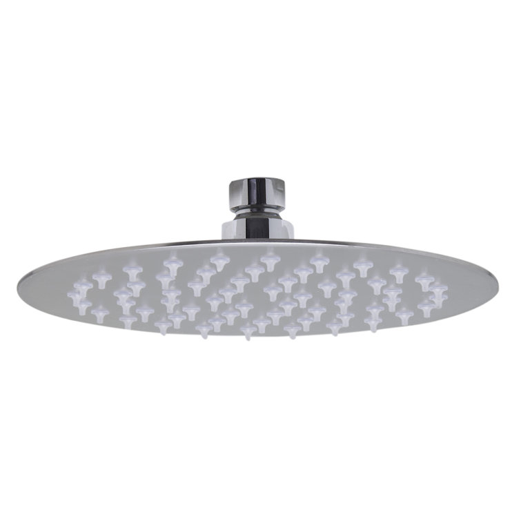 Solid Brushed Stainless Steel Round Rain Shower Head