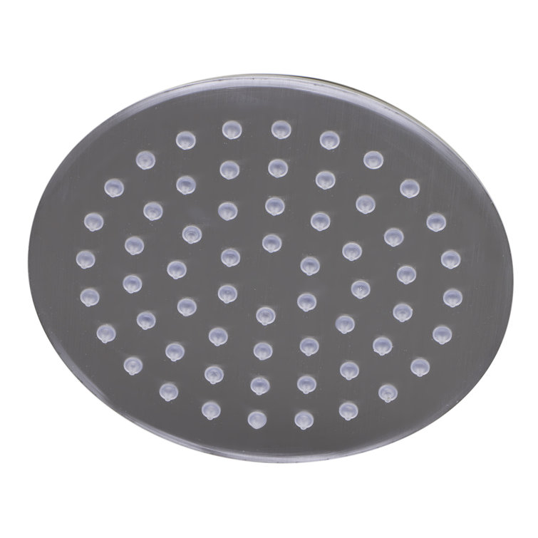 Solid Brushed Stainless Steel Round Rain Shower Head
