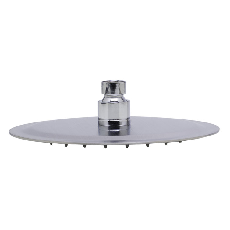 Solid Brushed Stainless Steel Round Rain Shower Head