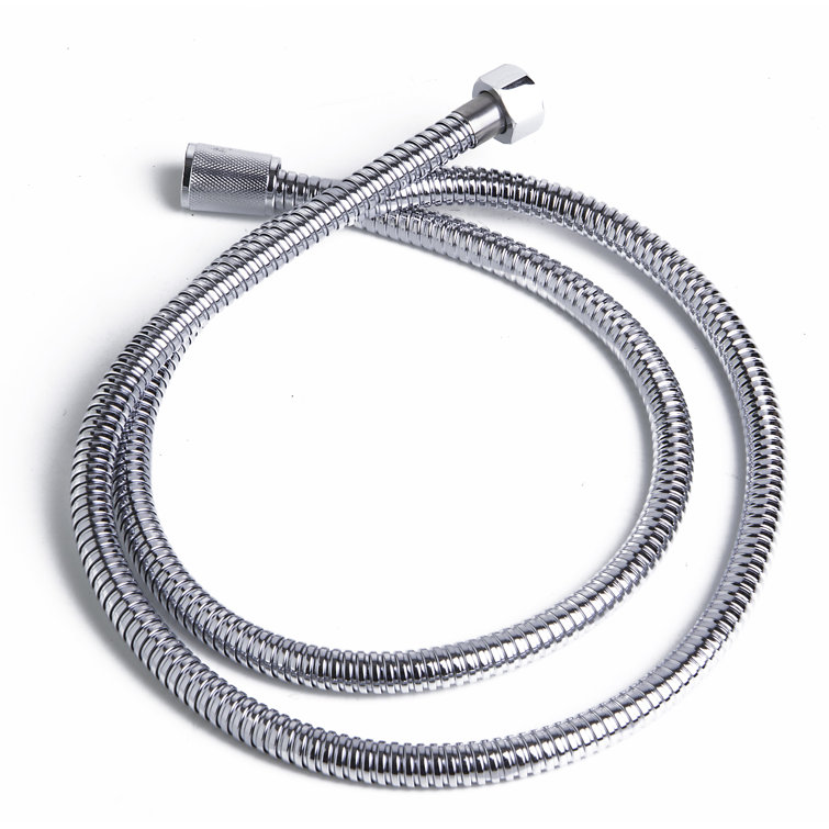 Polished Chrome Adjustable Handheld Shower Head with Sliding Rail