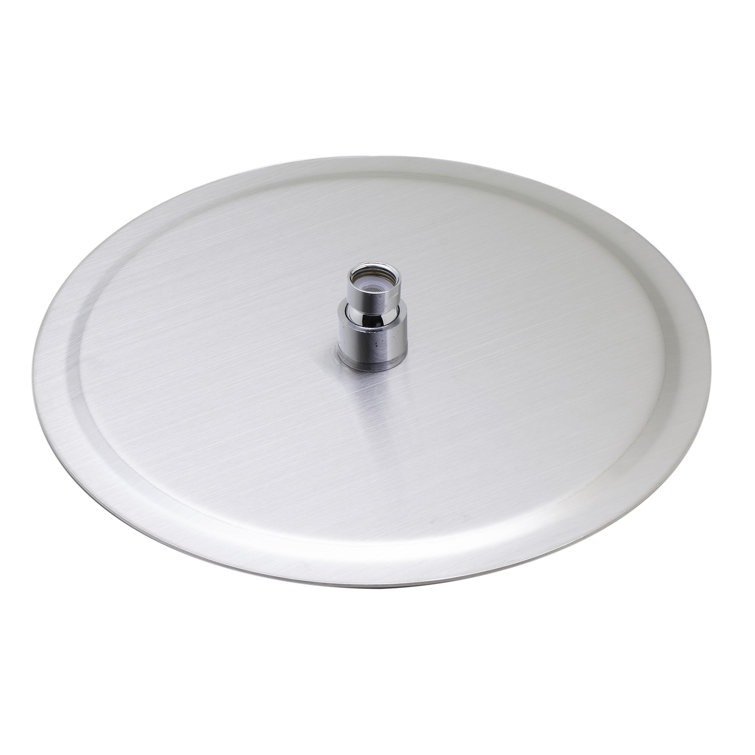 Ultra Thin Round Stainless Steel Rain Shower Head, 12-inch