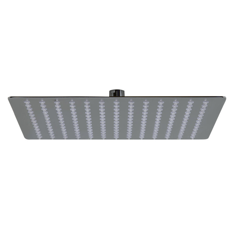 Ultra Thin Polished Stainless Steel Square Rain Shower Head