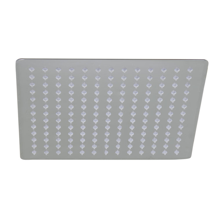 Ultra Thin Polished Stainless Steel Square Rain Shower Head