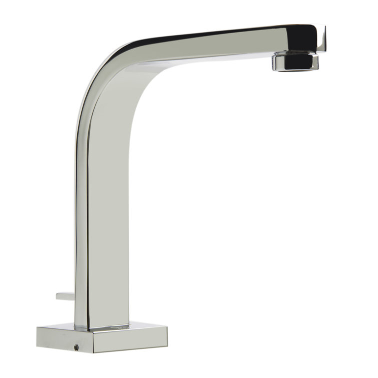 Polished Chrome Brass Deck Mounted Tub Filler with Handheld Shower