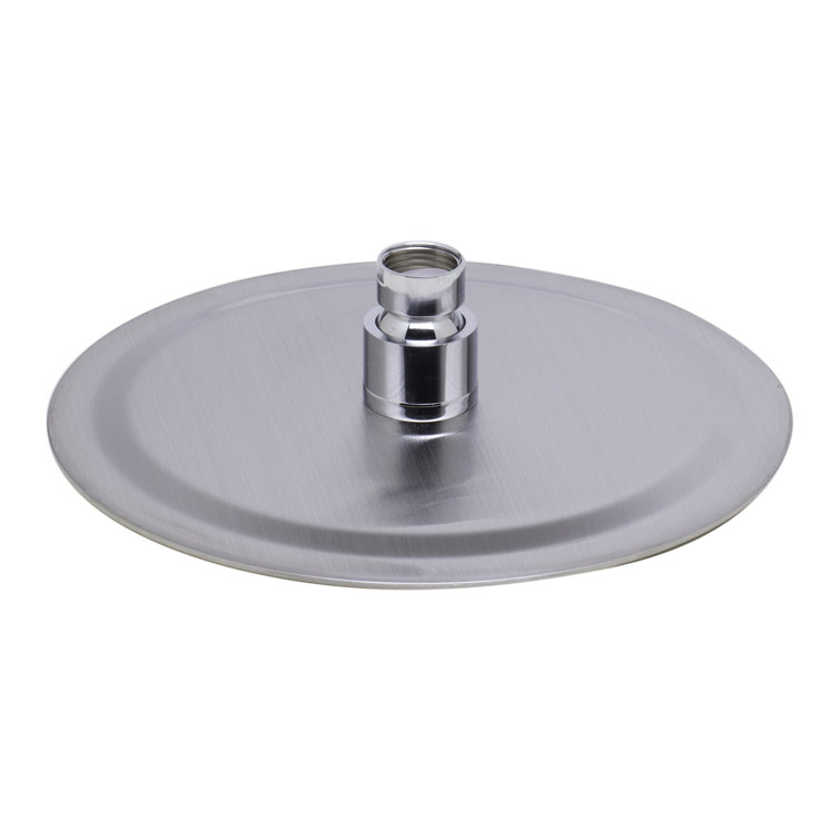 Solid Brushed Stainless Steel Round Rain Shower Head