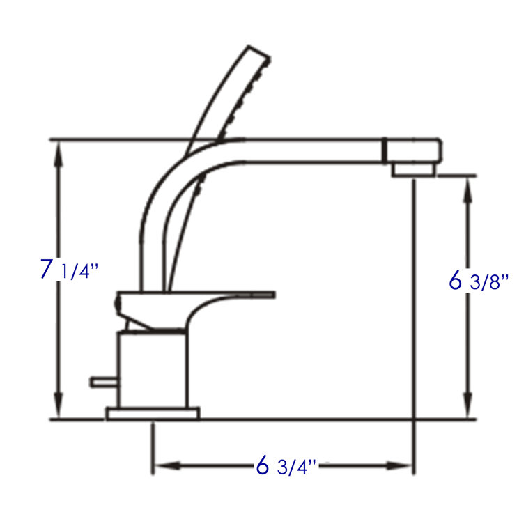 Polished Chrome Brass Deck Mounted Tub Filler with Handheld Shower