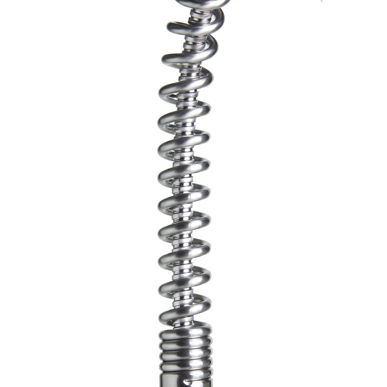 Stainless Steel Commercial Spring Kitchen Faucet with Pull Down Spray