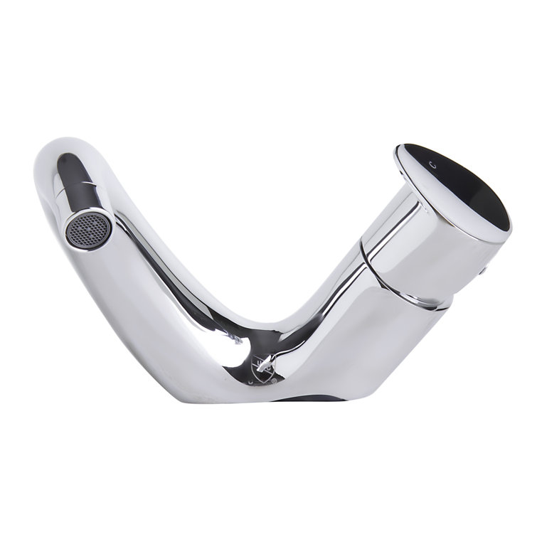 Wave Polished Chrome Single Lever Bathroom Faucet
