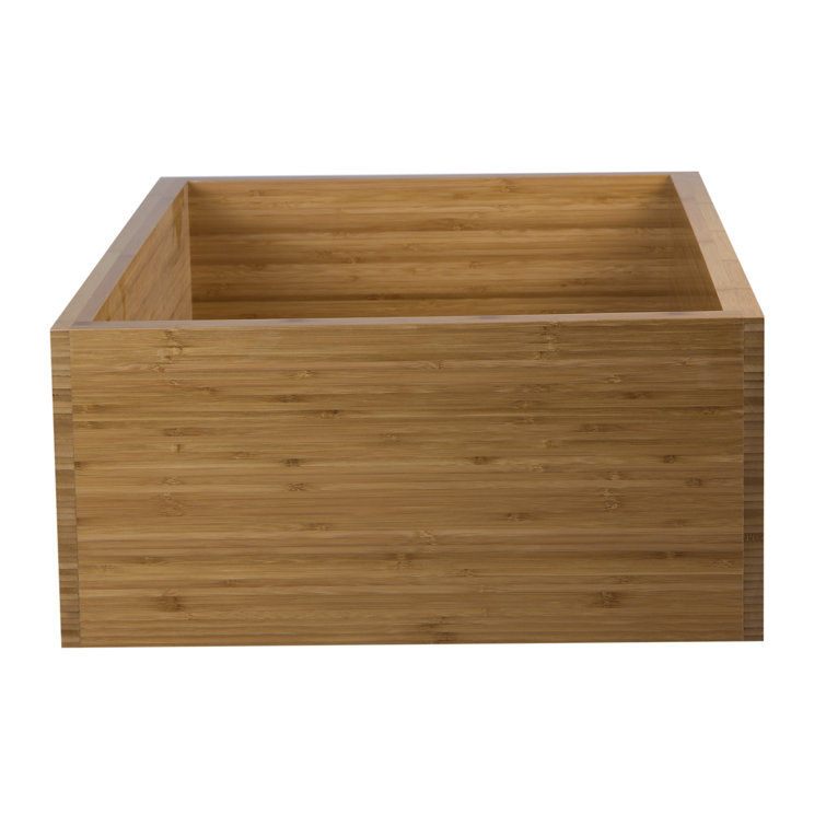 Eco-Friendly Bamboo Double Bowl Farmhouse Kitchen Sink