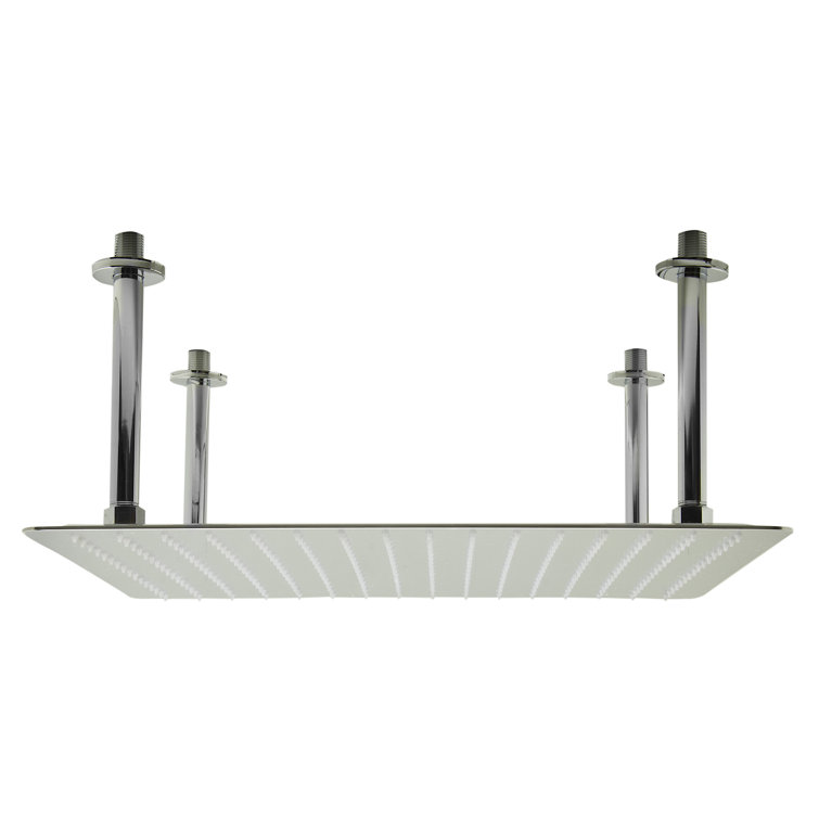 22'' Square Stainless Steel Ceiling Mounted Rain Shower Head