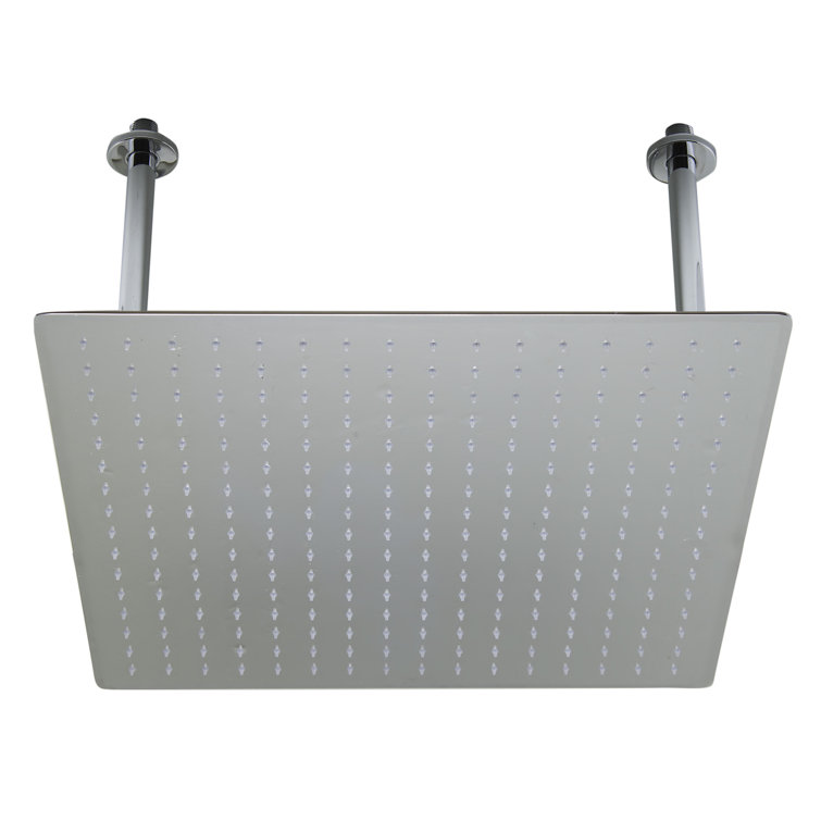 Ultra Thin Polished Stainless Steel Square Rain Shower Head