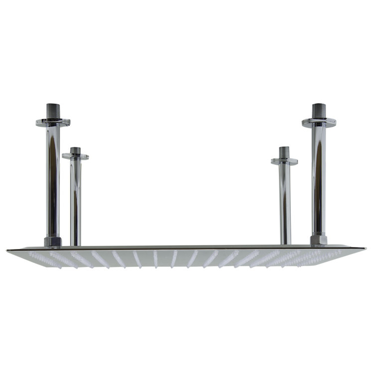 Ultra Thin Polished Stainless Steel Square Rain Shower Head