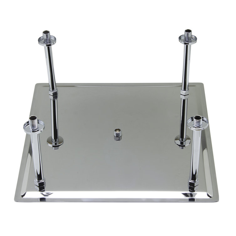 Ultra Thin Polished Stainless Steel Square Rain Shower Head