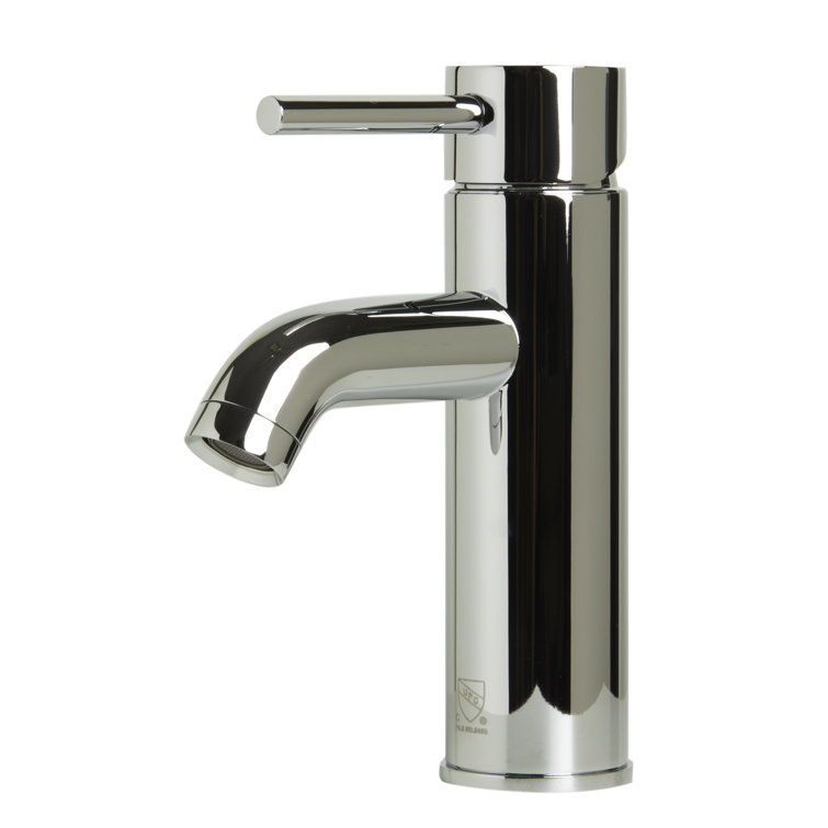 Polished Chrome Single Lever Bathroom Faucet