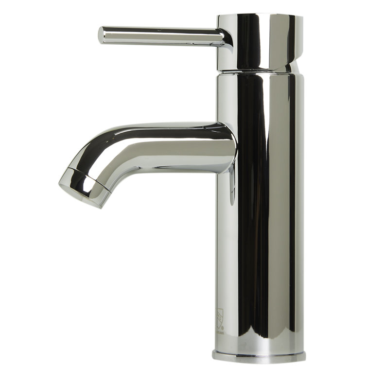 Polished Chrome Single Lever Bathroom Faucet