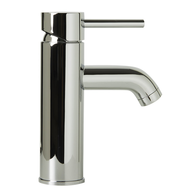 Polished Chrome Single Lever Bathroom Faucet