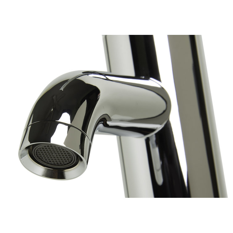 Polished Chrome Single Lever Bathroom Faucet