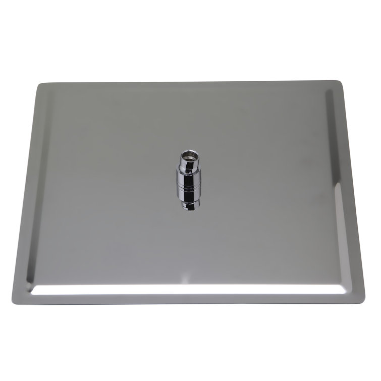 Ultra Thin Polished Stainless Steel Square Rain Shower Head