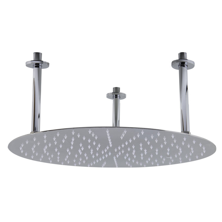 Ultra Thin Polished Stainless Steel Rain Shower Head