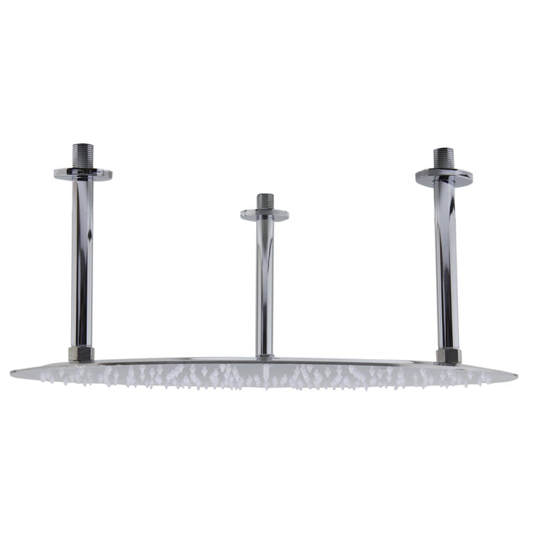 Ultra Thin Polished Stainless Steel Rain Shower Head