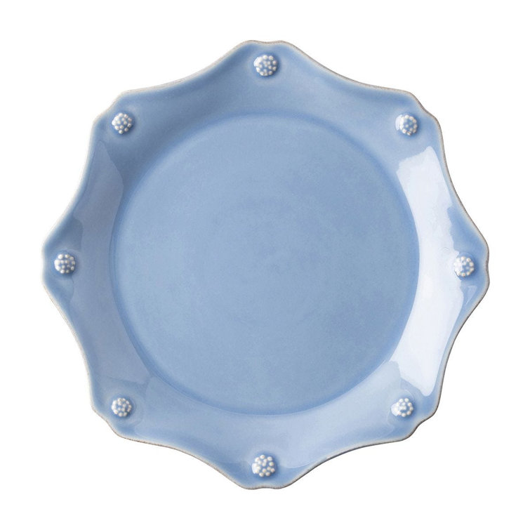 Chambray Blue Berry & Thread 4-Piece Ceramic Dining Set