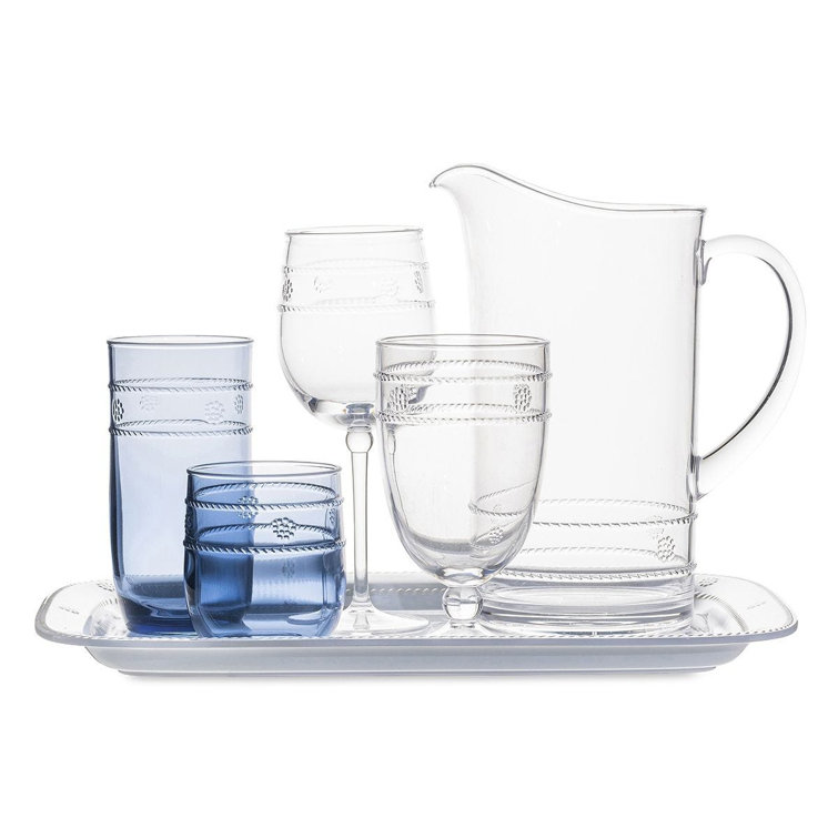 Isabella Blue Acrylic Embossed 12 oz Tumbler