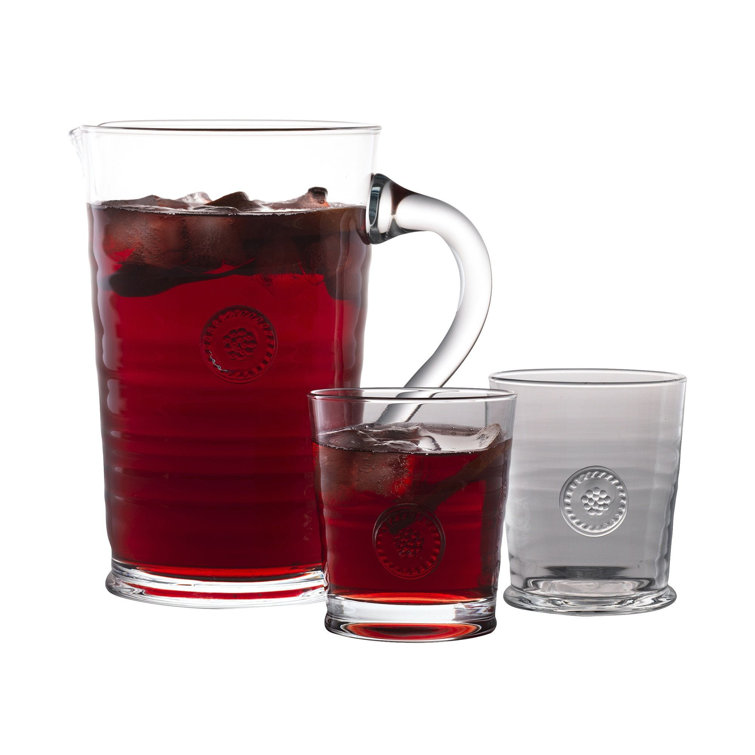 Juliska Berry & Thread Clear Glass Pitcher