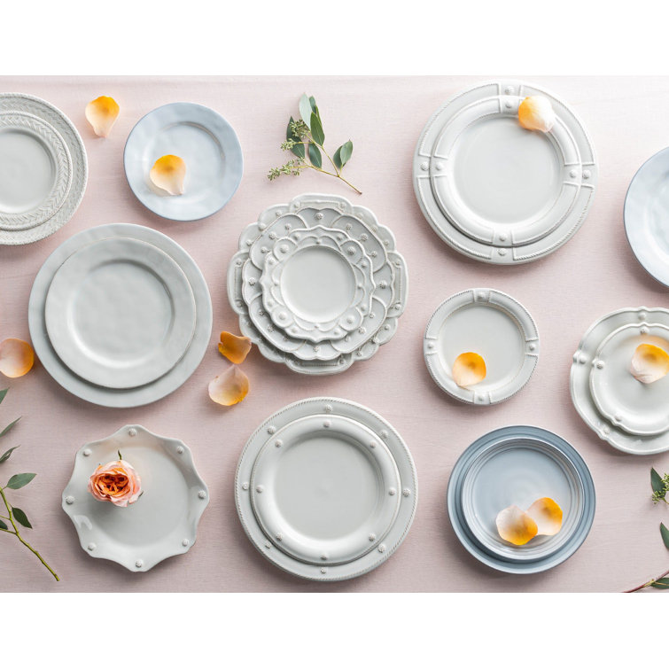White Round Melamine Dinner Plate, 11" - Microwave & Freezer Safe