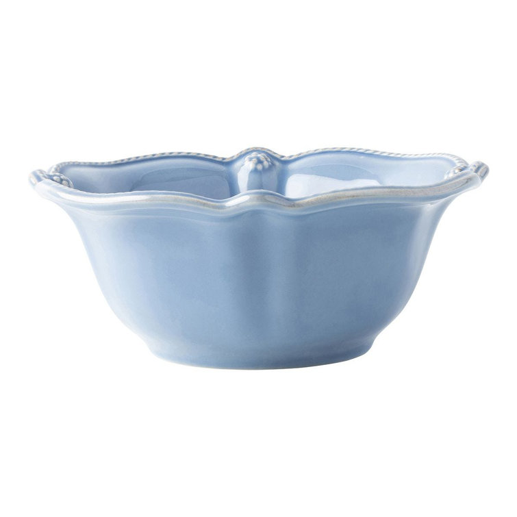 Chambray Blue Berry & Thread 4-Piece Ceramic Dining Set