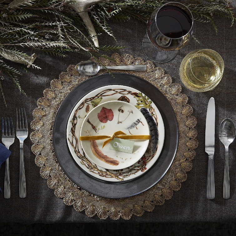 Juliska Isadora Gold Sinamay 15" Placemat