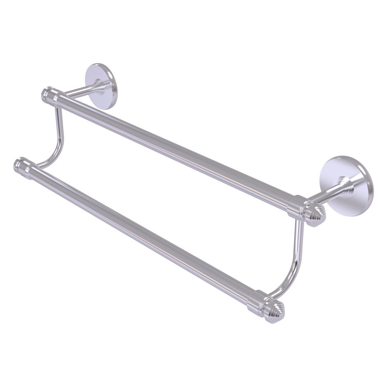 Satin Chrome 30'' Wall Mounted Double Towel Bar