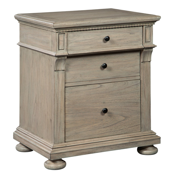 Driftwood Brown 2-Drawer Legal Size File Cabinet