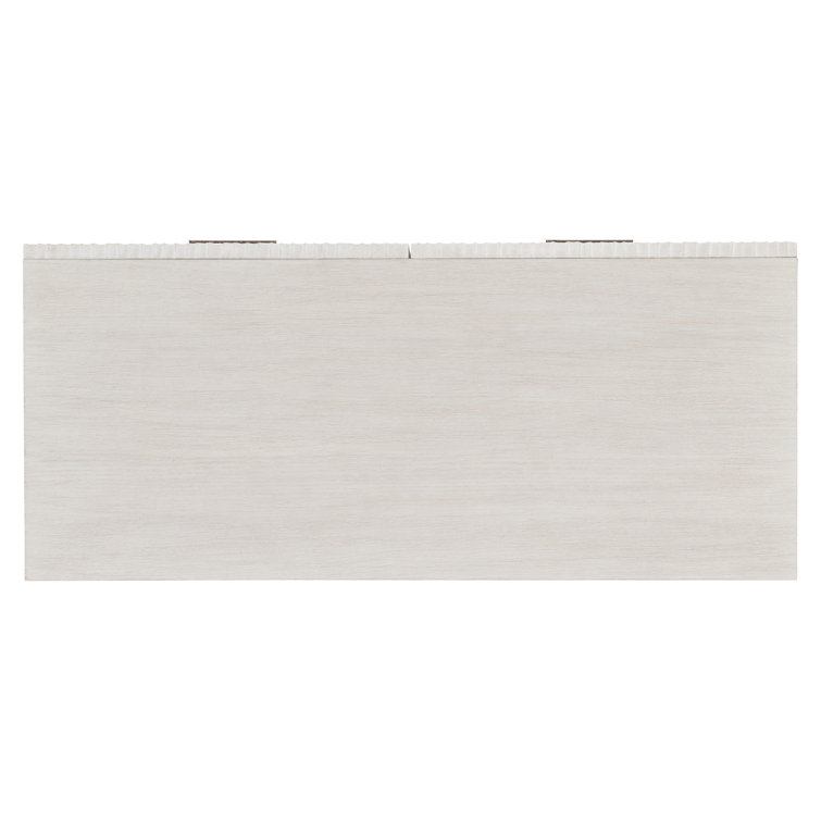Cream Transitional 4-Drawer Legal Size Filing Credenza