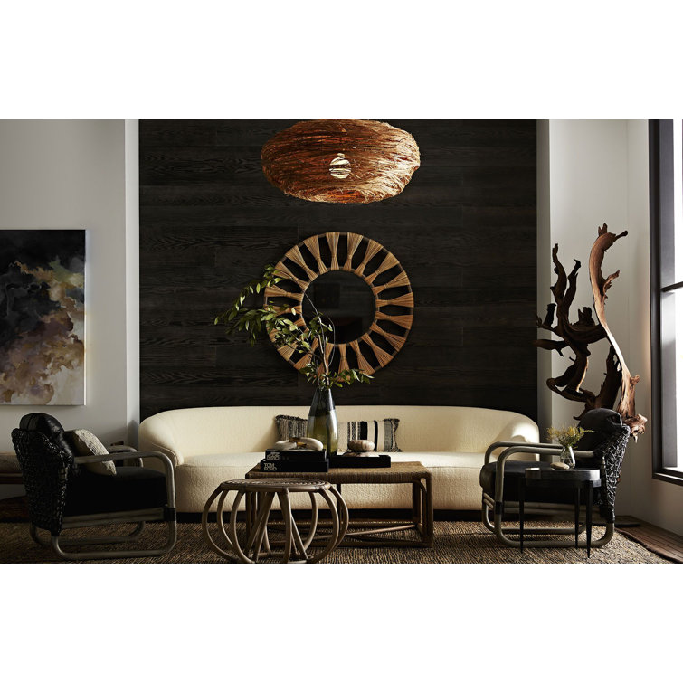 Underhill 40'' Square Woven Rattan Coffee Table