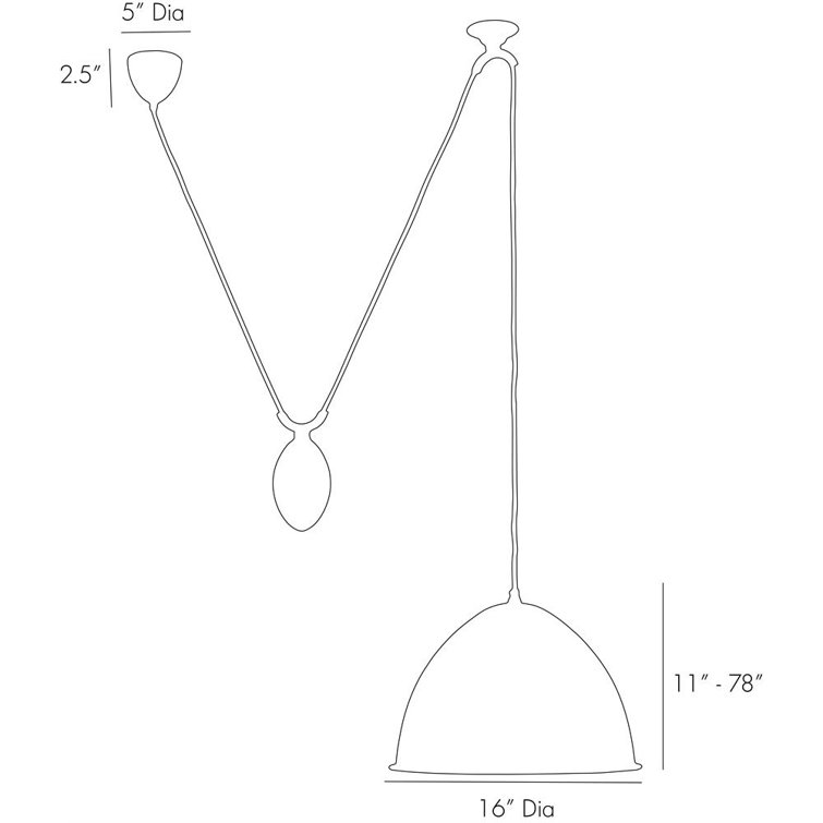 Egg Drop 11" Bronze and Glass Pendant Light with Adjustable Height