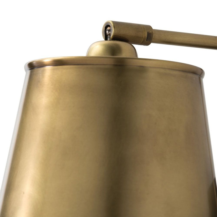 Watson Antique Brass and Bronze Swing Arm Wall Sconce